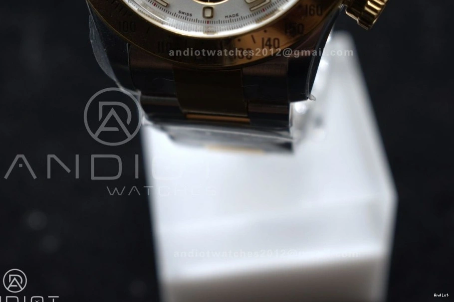 YG Edition SA4130 1:1 SS Arabic V2 Dial Daytona Best Markers Clean 116503 on White Bracelet 0228